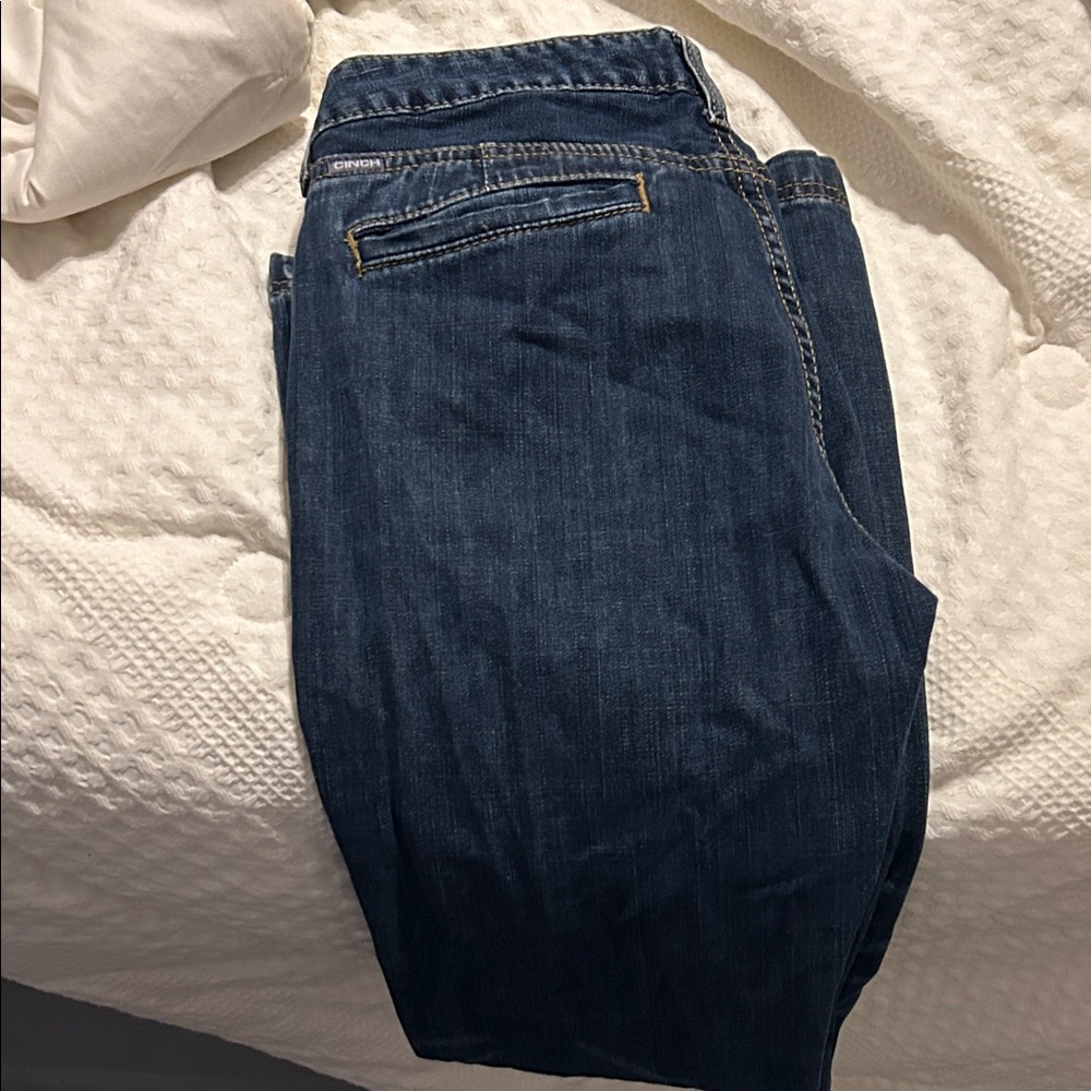 Cinch Women's Boot Cut Jeans - Dark Blue 29/7